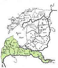 Karte und Landkarte von Kurland