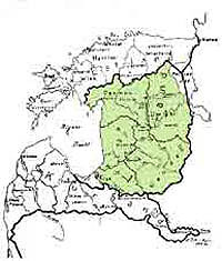 Karte und Landkarte von Livland