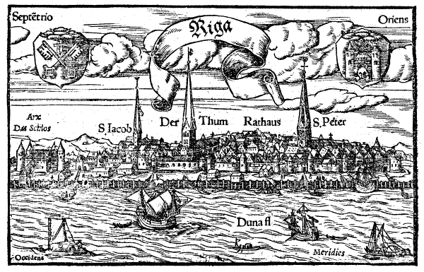 Historische Aufnahme von Riga